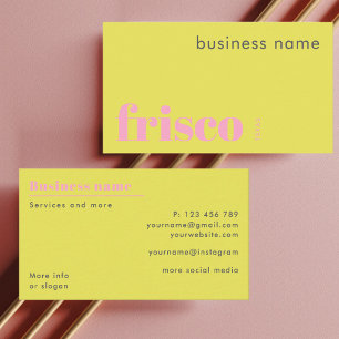 Cartão de Visita de empresa de loja Frisco Texas