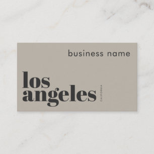 Cartão de Visita de empresa de Los Angeles LA Cali