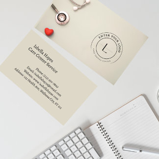 Cartão de visita de Enfermagem do Médico do Funcio