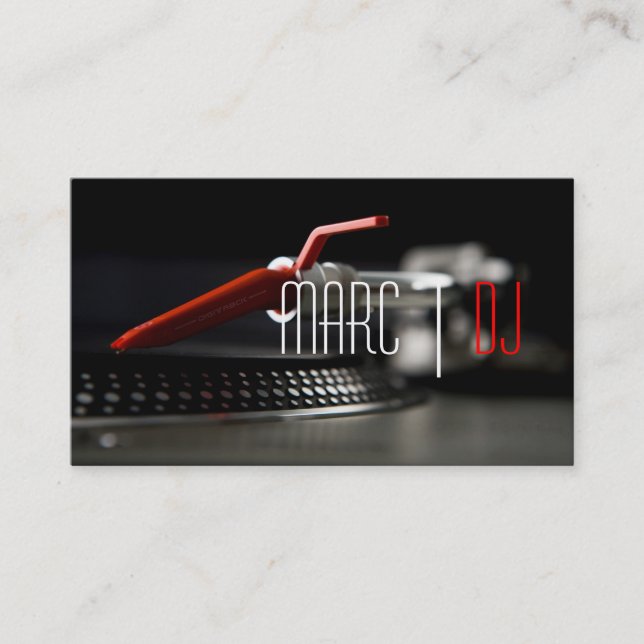 Cartão de visita de entretenimento do Clube de Mús (Frente)