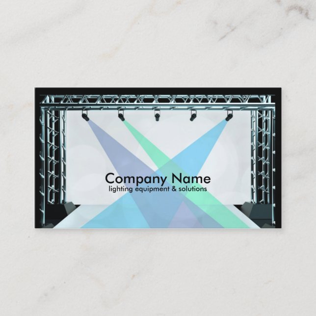 Cartão de visita de Equipamentos e soluções de ilu (Frente)