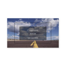 Cartão de visita de estrada