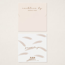 Cartão de visita de Exibição de Colar Rosa