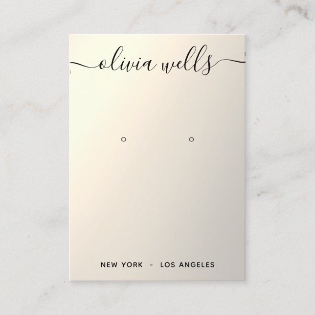 Cartão de visita de Exibição de Leitura de Script  (Frente)