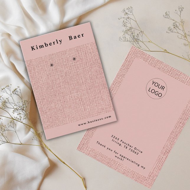 Cartão de visita de exibição do logotipo de linha  (Criador carregado)