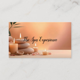 CARTÃO DE VISITA DE EXPERIÊNCIA DE SPA