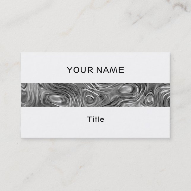 Cartão de visita de faixa branca de impressão Molt (Frente)