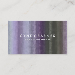 Cartão de visita de faixa de água