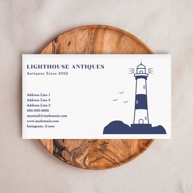 Cartão de visita de farol (Lighthouse Business Card)