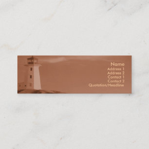 Cartão de visita de farol