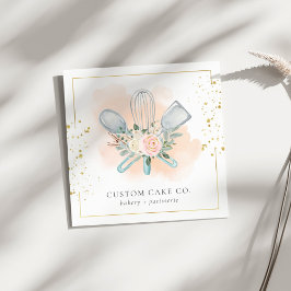 Cartão de visita de Ferramentas de Chef de Cakes P