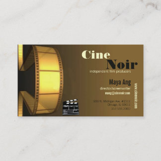 cartão de visita de filme