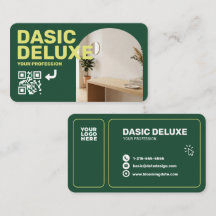 Cartão de Visita de Foto Moderno com Logotipo e Có