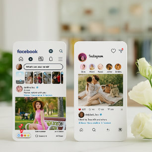Cartão de Visita de Foto para Redes Sociais - Esti