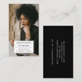 Cartão de visita de Foto Profissional Moderno