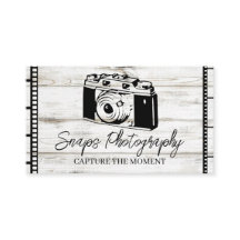 Cartão de visita de fotografia
