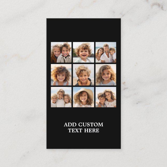 cartão de visita de fotografia (Frente)