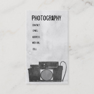 Cartão de visita de Fotografia da Câmera