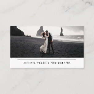 Cartão de visita de Fotografia de Casamento Simpl