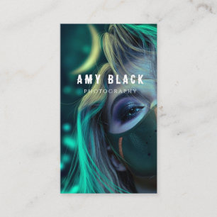 Cartão de visita de Fotografia de Rapariga Retraíd