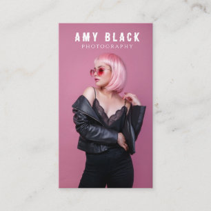 Cartão de visita de Fotografia de Rapariga Retraíd