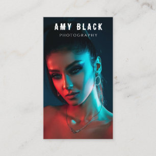 Cartão de visita de Fotografia de Rapariga Retraíd