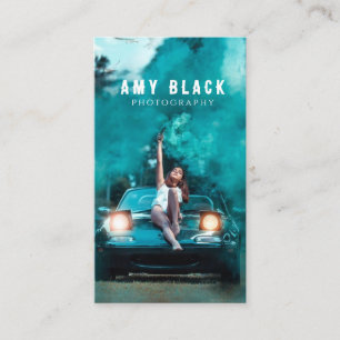 Cartão de visita de Fotografia de Rapariga Retraíd