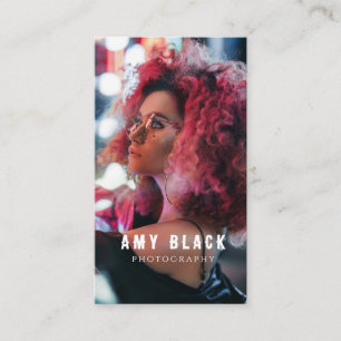 Cartão de visita de Fotografia de Rapariga Retraíd