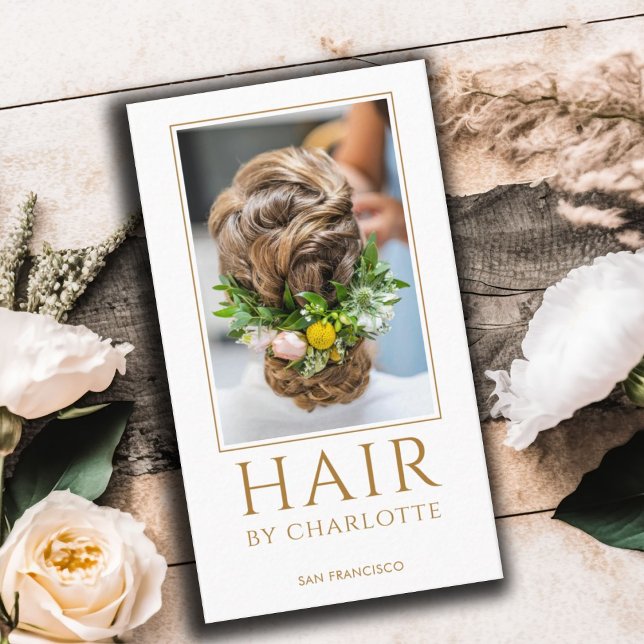 Cartão de visita de Fotografia de Stylist para o C (Criador carregado)