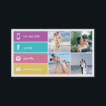 Cartão de visita de Fotografia Moderna<br><div class="desc">Esta é uma cartão de visita de fotografia na design moderna</div>