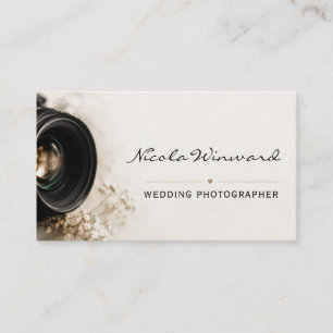 Cartão de Visita de Fotógrafo de Casamento