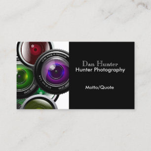 Cartão de visita de Fotógrafo Moderno