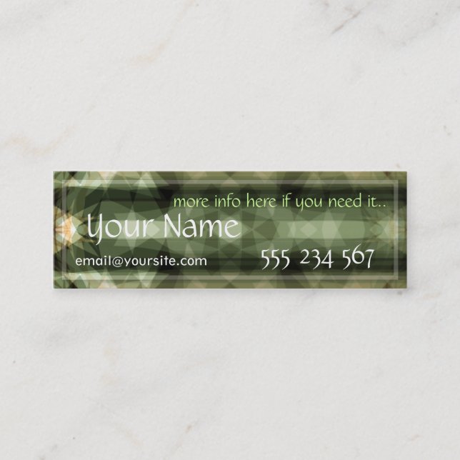 Cartão de visita de Fragmente (Frente)