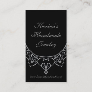 Cartão de visita de Gelado de Vidro, Prata