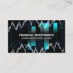 Cartão de visita de Gráficos de Bolsa