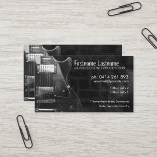Cartão de visita de "GREyAZ" da GUITARRA