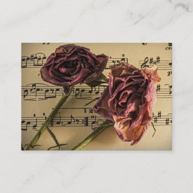 Cartão de visita de guitarra ou de música (Frente)