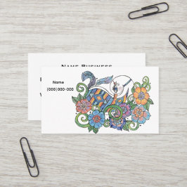 Cartão de Visita de Henna
