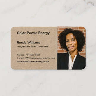 Cartão de visita de hot HeadShot profissional