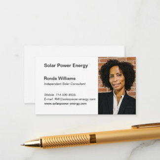 Cartão de visita de hot HeadShot profissional