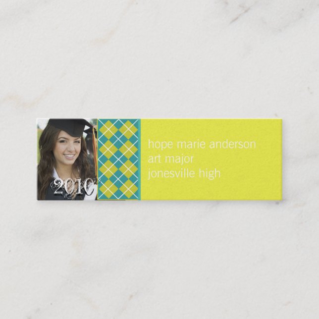 Cartão de visita de Imagens do Mais velho Argyle (Frente)