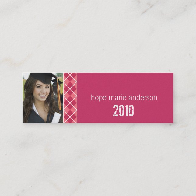 Cartão de visita de Imagens do Mais velho Argyle (Frente)