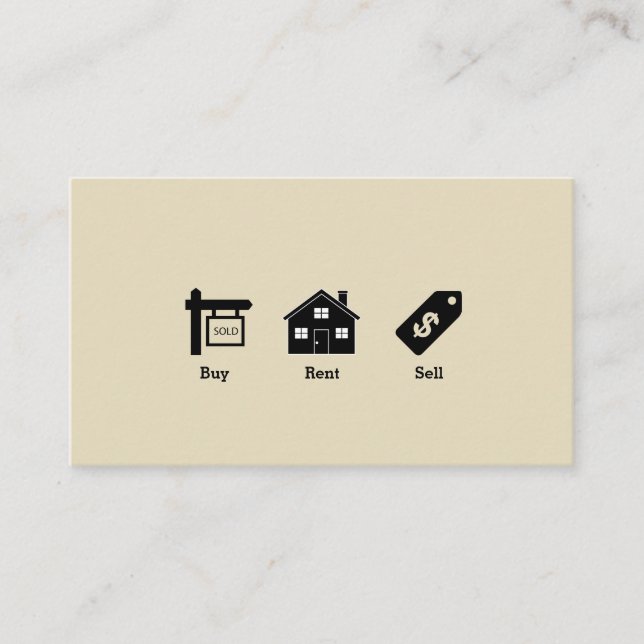 Cartão de visita de Imóveis (Frente)