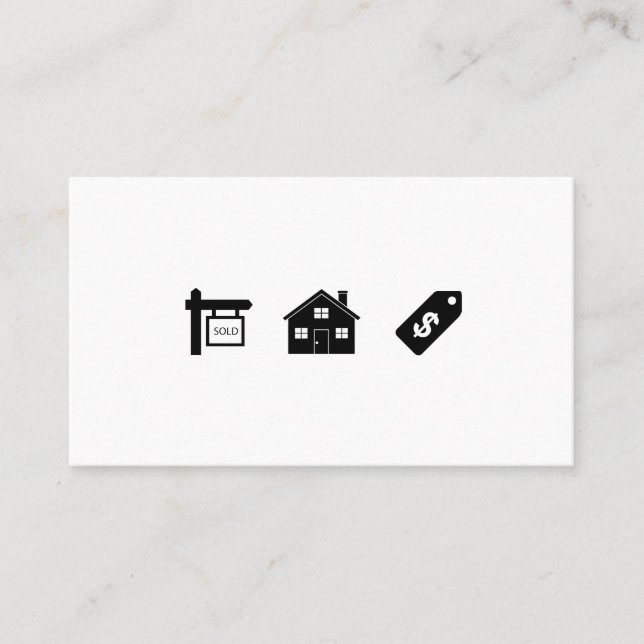 Cartão de Visita de Imóveis (Frente)