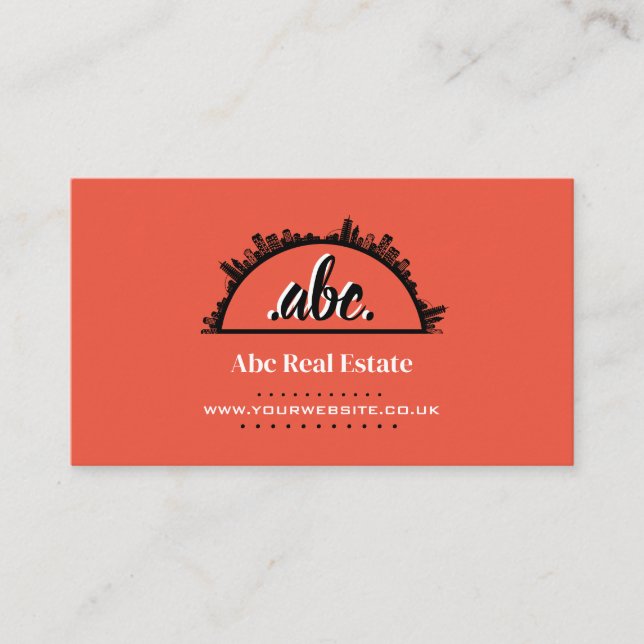 Cartão de visita de Imóveis (Frente)