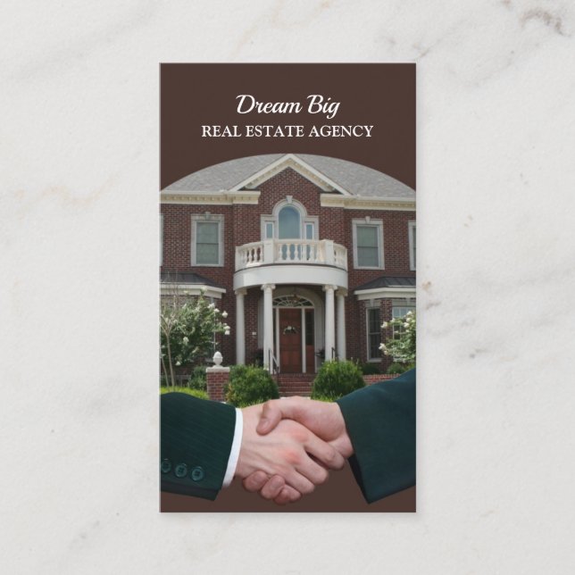 Cartão de visita de Imóveis (Frente)