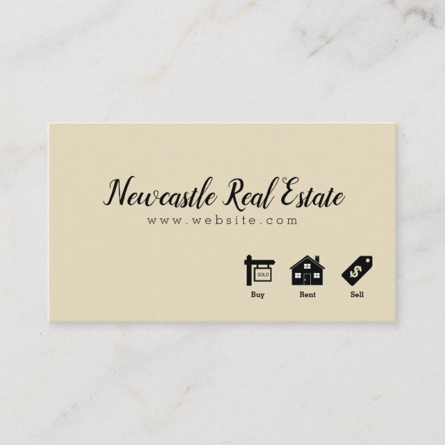 Cartão de visita de Imóveis (Frente)