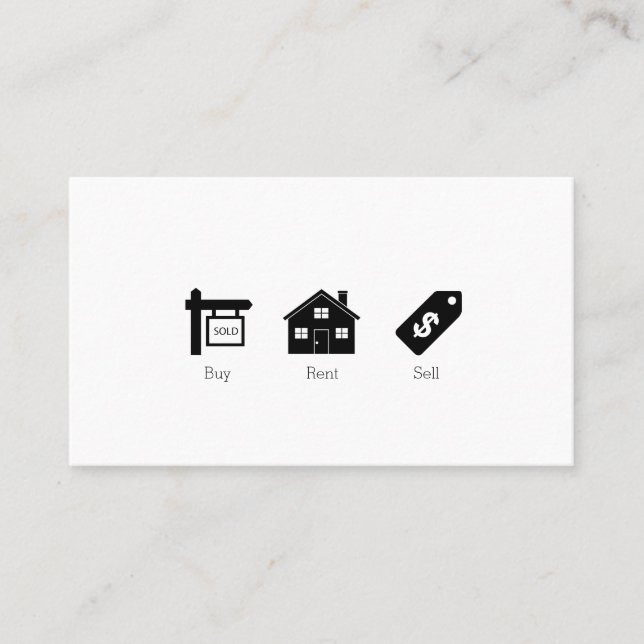 Cartão de visita de Imóveis (Frente)