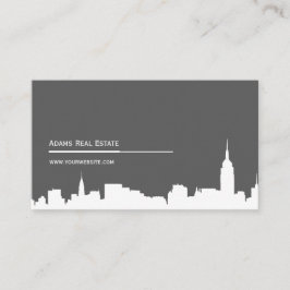 Cartão de visita de Imóveis de Cidade Moderna