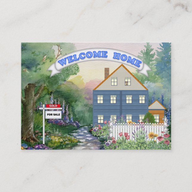 Cartão de visita de Imóveis - SRF (Frente)